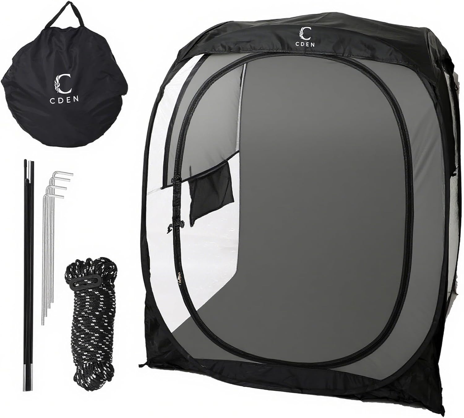CDEN Sport Tent, Instant Tent, Pop Up, with Sealed Floor, rain Fly, for Sports, Event, Camping
