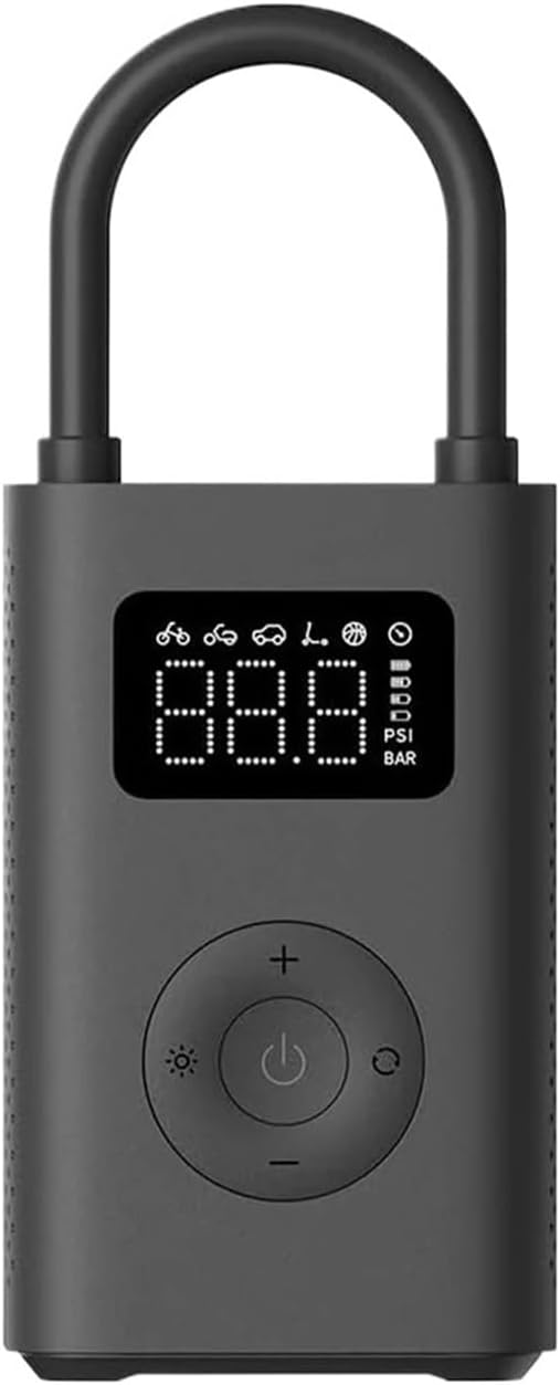 MUSM Car Tire Air Pump Air Pump 2 Portable Tire Pressure Detection 150PSI 2000mAh Rechargeable PreSet Function(Mijia 2D)