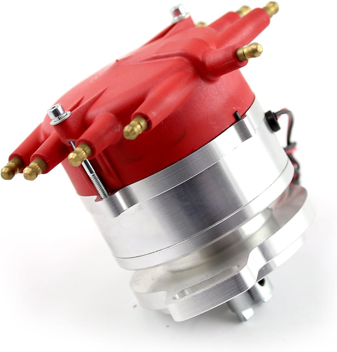 Speedmaster PCE376.1244 Compatible with Ford Flat Head 239 1939-48 8020 Series Pro Billet Ready to Run Distributor [Red]