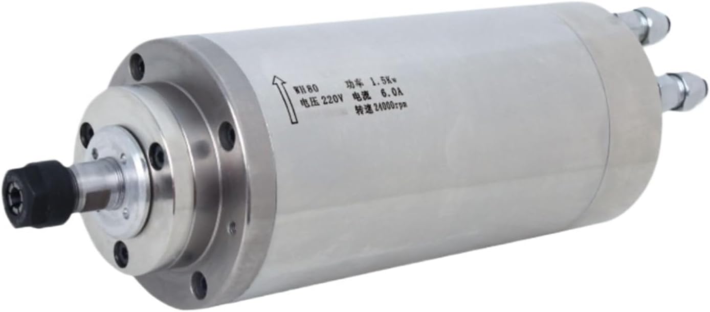 Electric Spindle Engraving Machine Spindle Motor high Speed Motor 1.5kw2.2kw3.2kw5.5kw Spindle(1.5kw220v80 Diameter ER11)