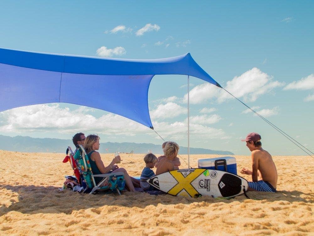 Neso Tents Grande Beach Tent, 7ft Tall, 9 x 9ft, Reinforced Corners and Cooler Pocket