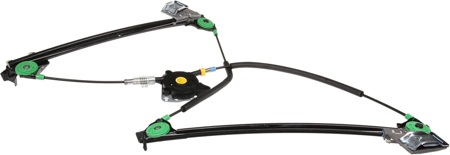 URO Parts 99654207504PRM Window Regulator, Premium Ball Bearing Regulator, Left