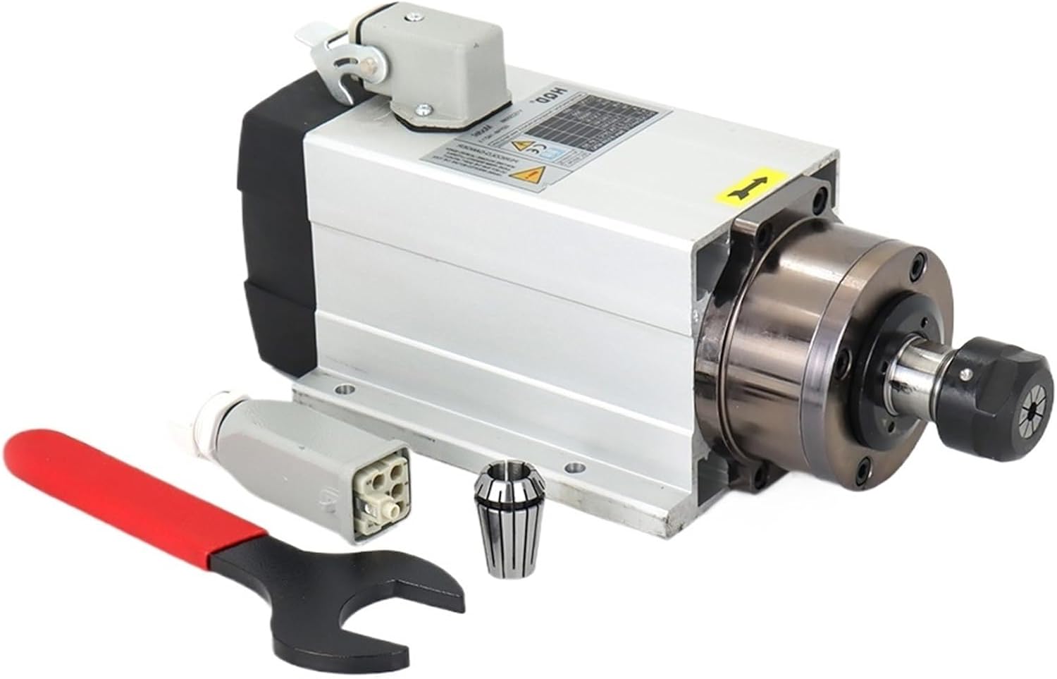 CNC Spindle 1.5kw 2.2kw 3kw Air Cooled Spindle Motor 220V 380V ER20 18000rpm GDF46-18Z for CNC Milling Router Machine(Without Base,3.5KW 220V ER25)