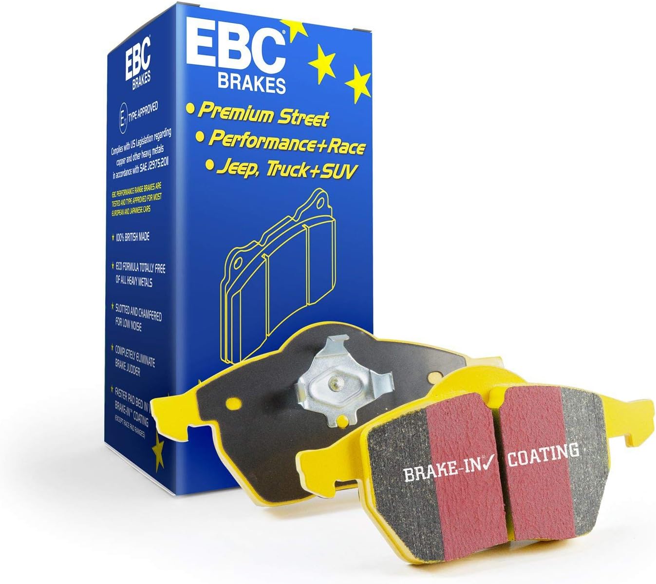 EBC Brakes Yellowstuff 4000 Series Street DP41789R to Fit MINI