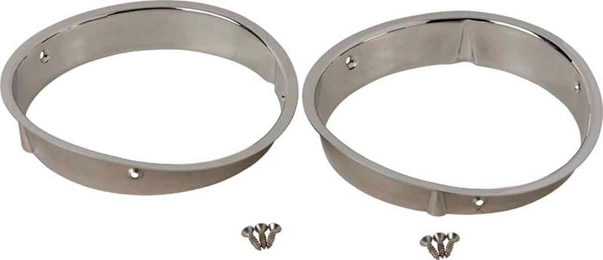 Kentrol 30543 Stainless Steel Headlight Bezel Set