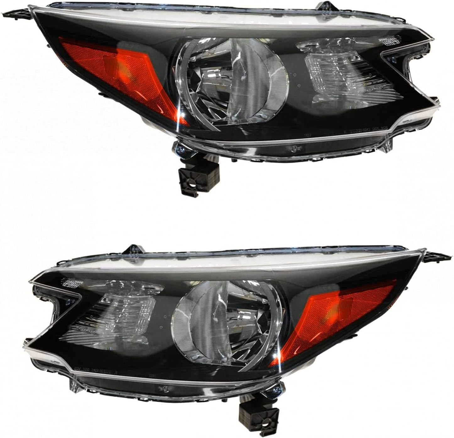 Headlight Assembly Set - Compatible With 2012-2014 Honda Crv