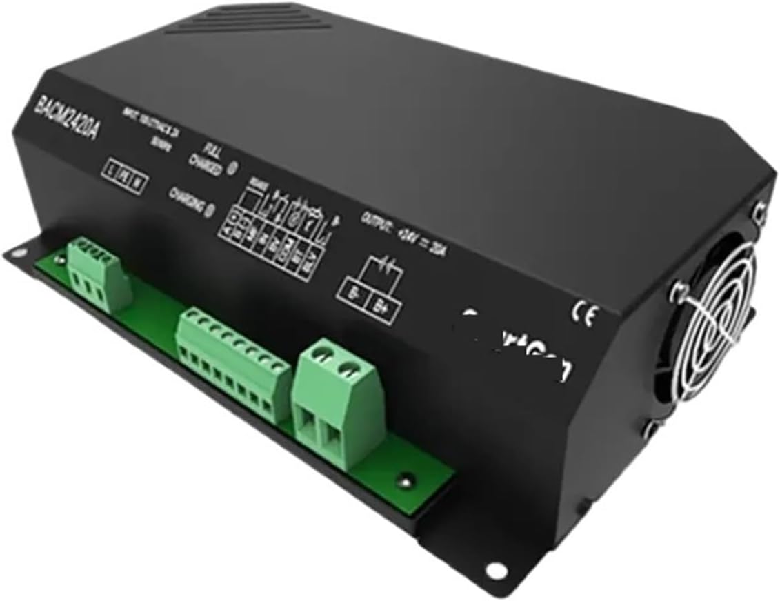 BACM2420 Float Charger 20A Generator Lead Acid Battery Charger 12V/24V(12V)