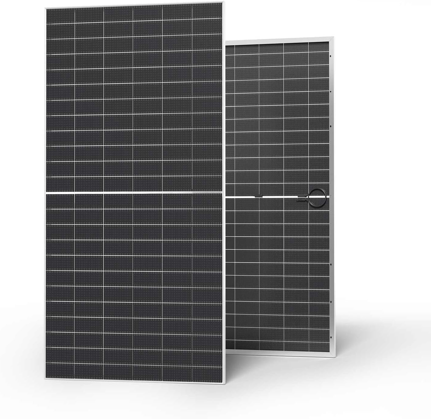 Renogy Solar Panels 1180W 12V/24V N-Type Bifacial Solar Panel 2PCS 590W Monocrystalline On/Off Grid Application Over 1000 Watt Solar Panel High Efficiency Durable for Homes Roof RV Boat Camping Black