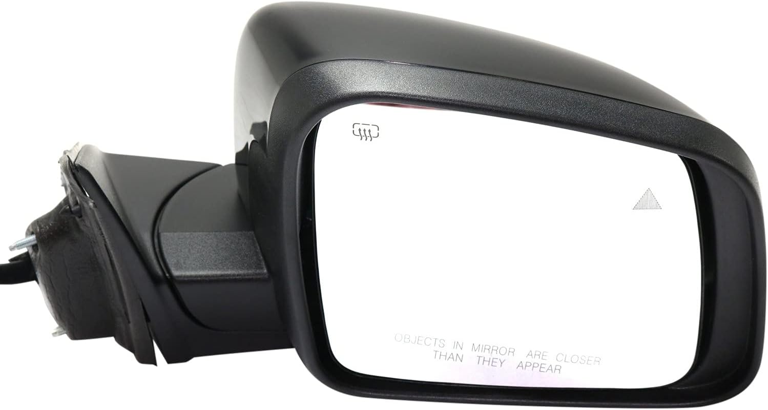 Garage-Pro Passenger Side Power Heated Mirror for Jeep Grand Cherokee 2012-2021 Power Fold With Signal Light, Blind Spot Monitor & Memory; Without Auto-Dimming Paintable