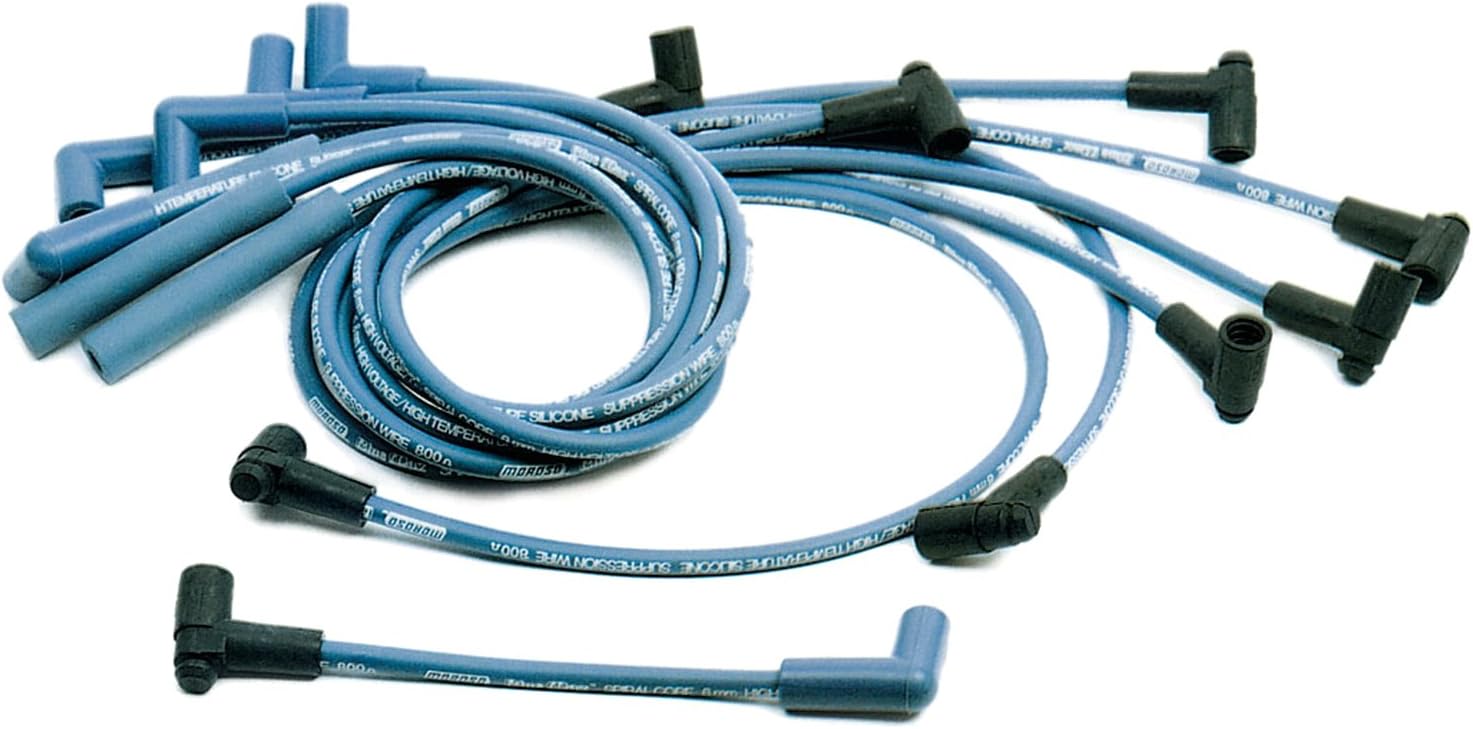 Moroso 72510 Blue Max Spark Plug Wires, Fits Various GM V8