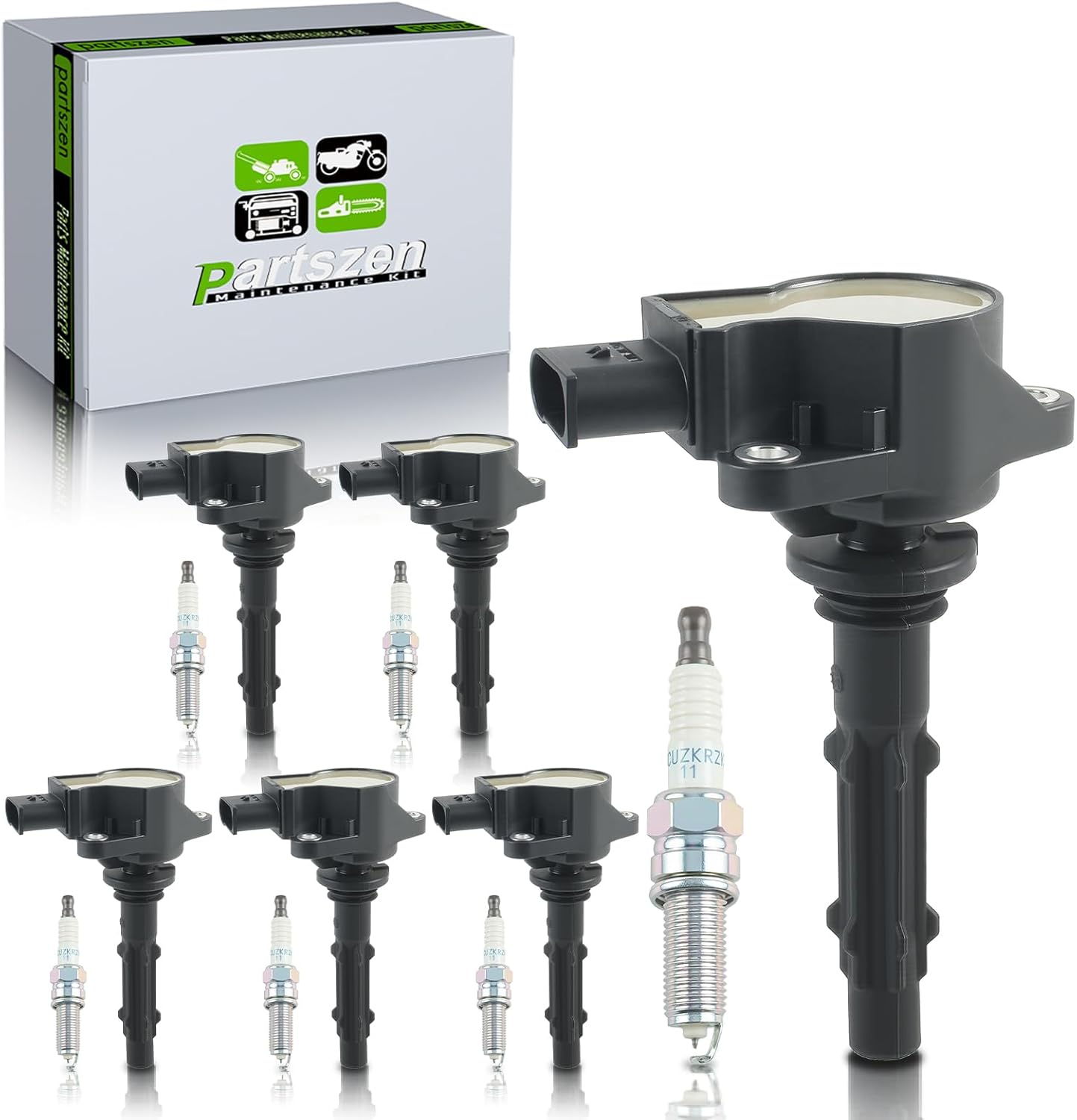 UF535 Ignition Coil XP6203 Spark Plug Fit for Mercedes-Benz E350 GLK350 C230 C280 C300 C350 CLK350 ML350 ML450 R350 S400 SLK280 SLK350 SLK300