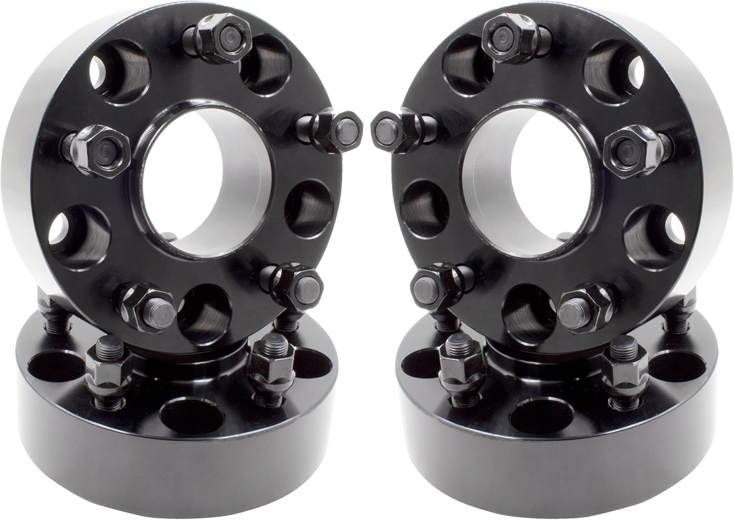 4 Pcs Hub Centric Wheel Spacers Adapters 5x5 5x127 2.00 Inch Thick 71.5mm Hub 1/2