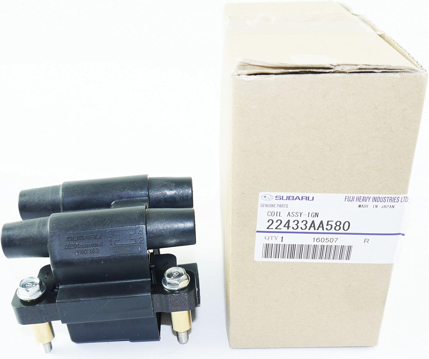 Subaru 2005-10 Ignition Coil 22433AA580 Forester Impreza Legacy Outback OEM