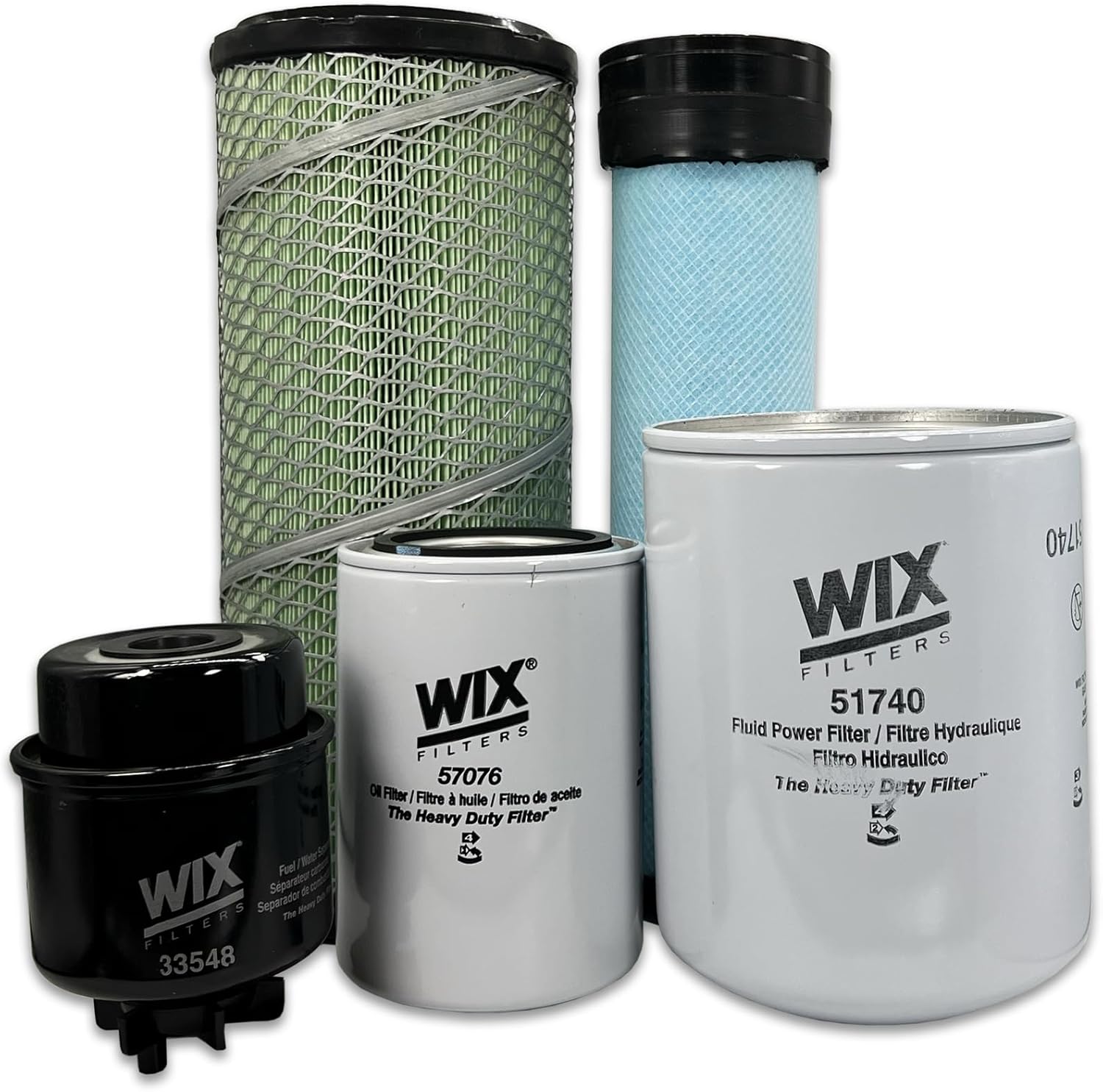 HERO庐 Maintenance Filter Kit For John Deere 5103 Tractor (TSN 009123-) (ESN -140838)