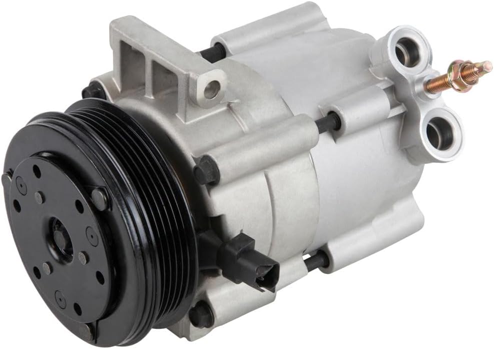 AC Compressor & A/C Clutch For Saturn Vue 2.4L 4-Cyl Non-Hybrid 2008 2009 - BuyAutoParts 60-02928NA NEW