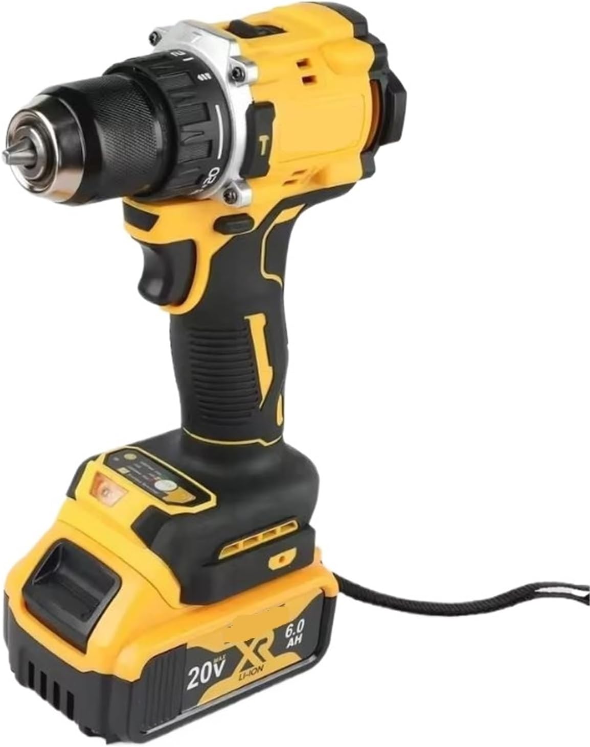 DCD805 20V Power Tools Brushless Impact Drill Cordless Electric Screwdriver Multi-Function Hand Drill(1Battery 1Charger-eu)