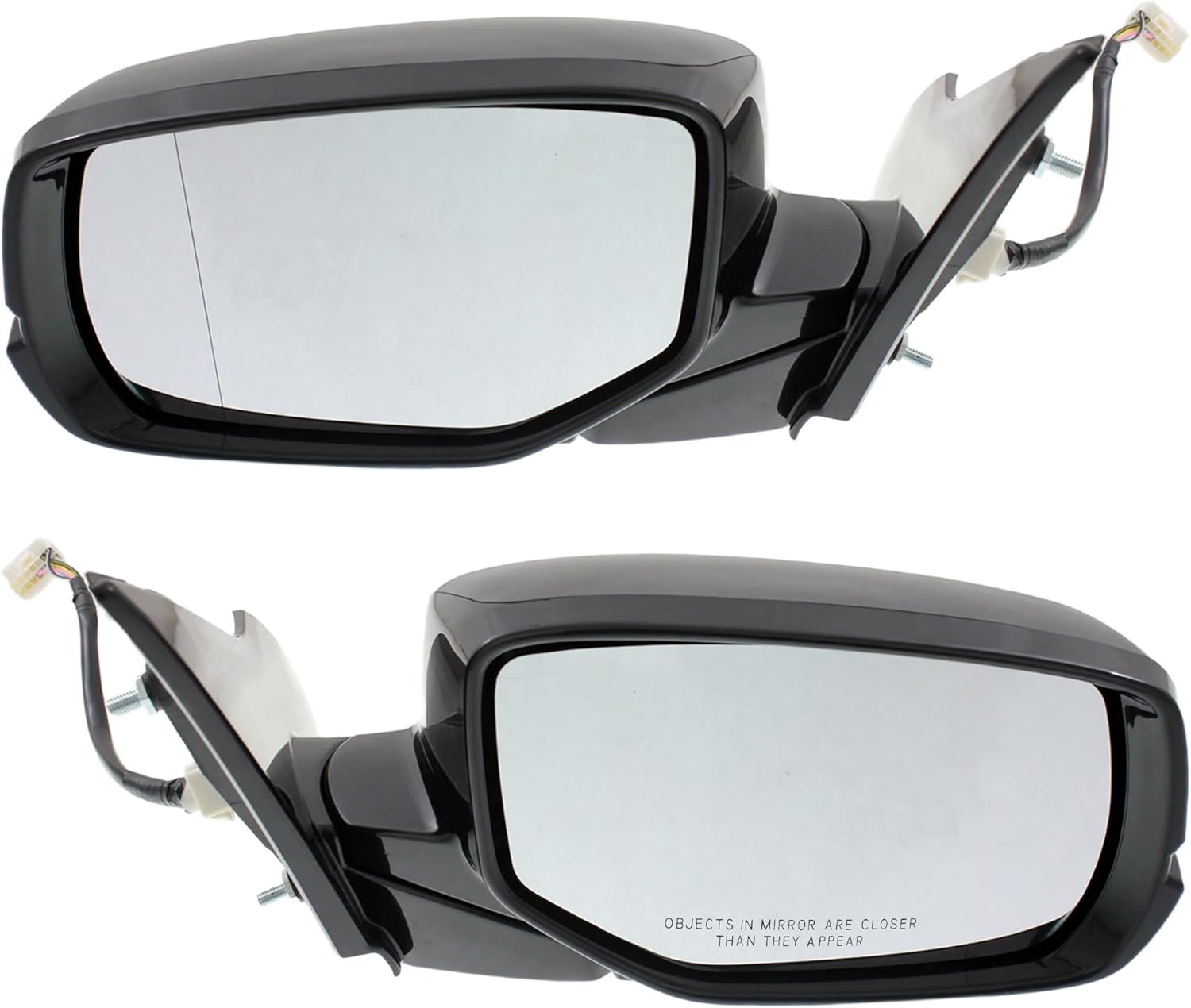 Garage-Pro Driver & Passenger Side Power Heated Mirrors for Honda Accord 2013-2017 With Signal Light Paintable Sedan, Models With Camera
