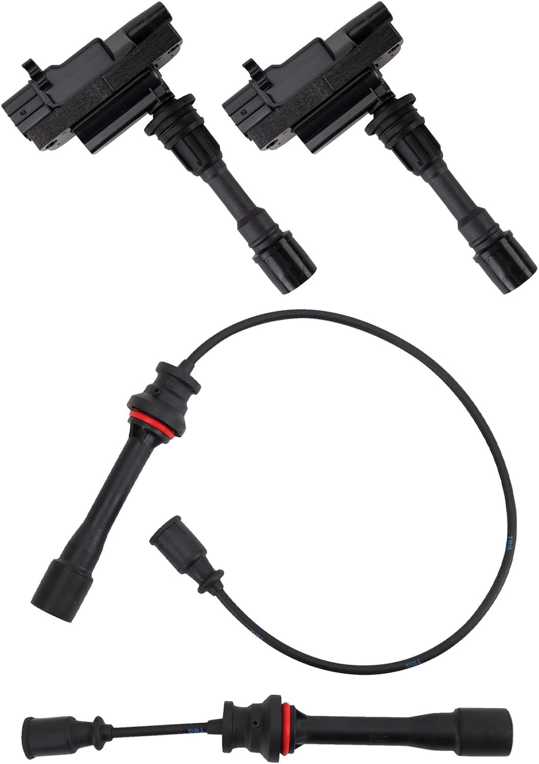 TRQ Ignition Coil Kit 3 Piece Compatible with 2001-2005 Mazda Miata