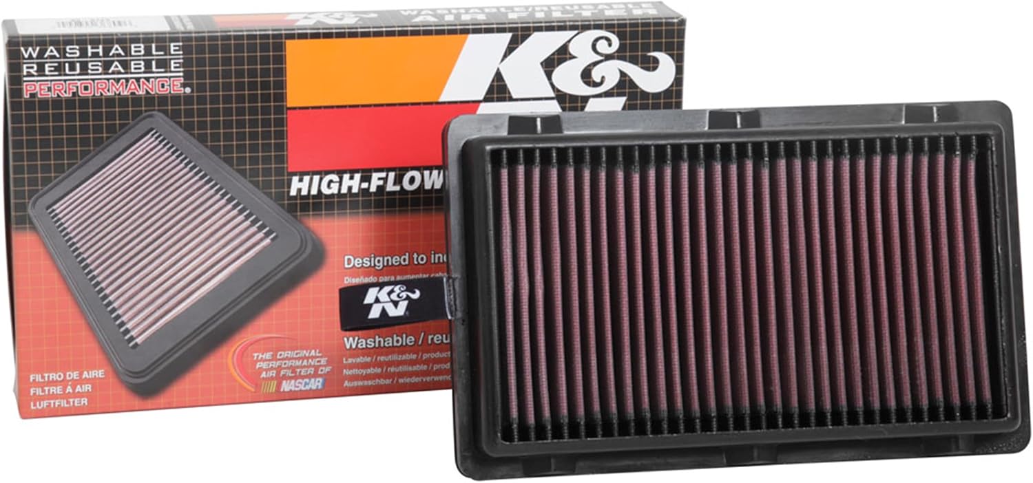 K&N Engine Air Filter: Reusable, Clean Every 75,000 Miles, Washable, Premium, Replacement Car Air Filter: Compatible with 2015-2019 HYUNDAI/KIA (Tucson, Sportage), 33-3125