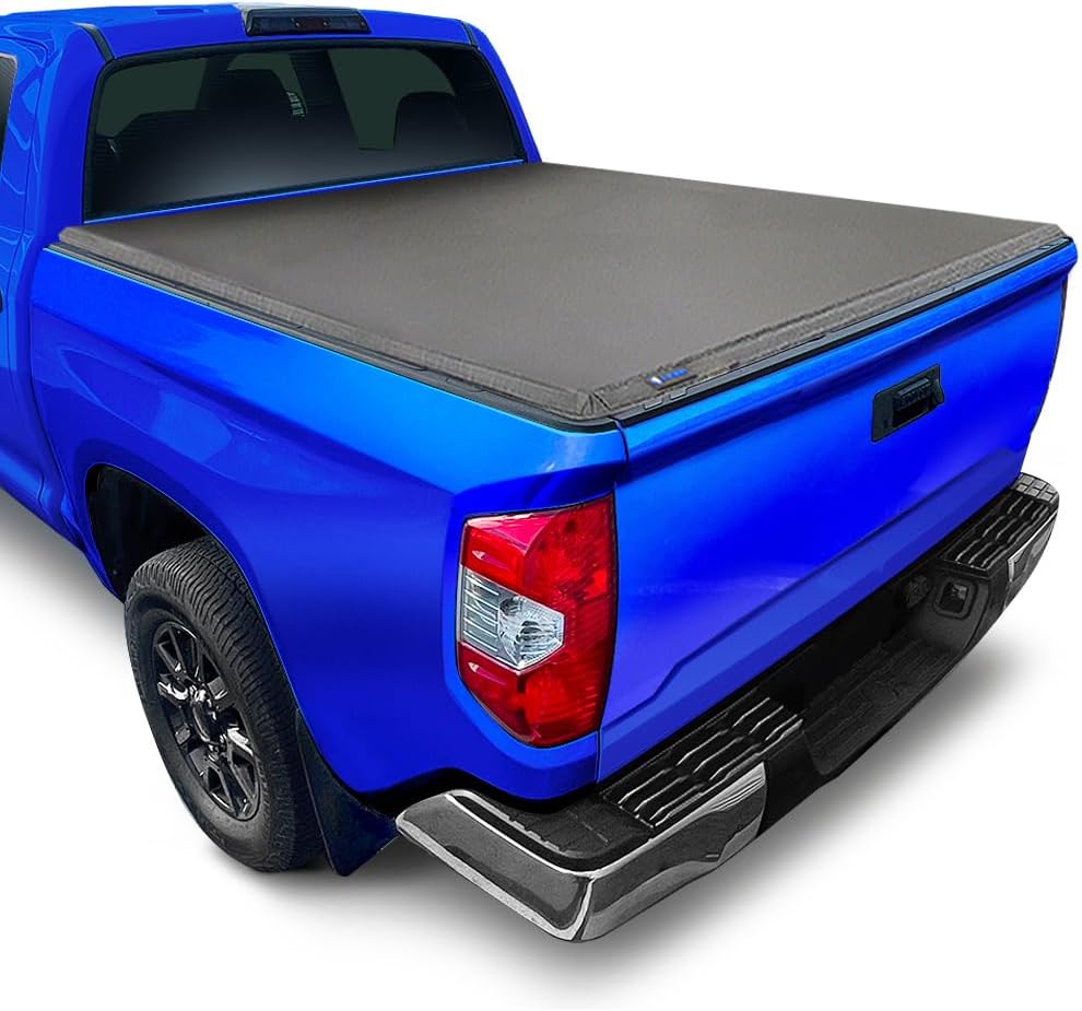 Tyger Auto T3 Soft Tri-Fold Truck Bed Tonneau Cover Compatible with 2007-2013 Toyota Tundra | Fleetside 6.5' Bed (78