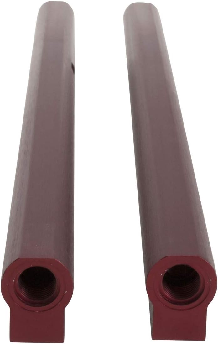 BBK Performance 5020 High Flow Performance Billet Aluminum Fuel Rail Kit for Camaro V8, SS, LS3, L99, Red