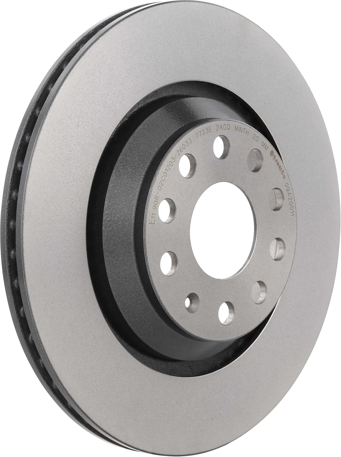 Brembo 09.A200.11 UV Coated vented Rear Brake Rotor AUDI/AUDI (FAW)/CHRYSLER/CUPRA/SEAT/SKODA/VW/VW (FAW)/VW (SVW) OE# 1K0615601N