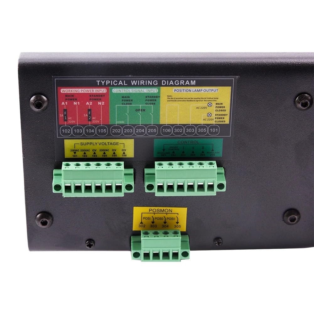 4P 100A 160A 250A 630A ATS Generator Dual Power Automatic Transfer Switch Fit for Single Three Phase Diesel Generator Parts(AISIKAI 630A 4P)
