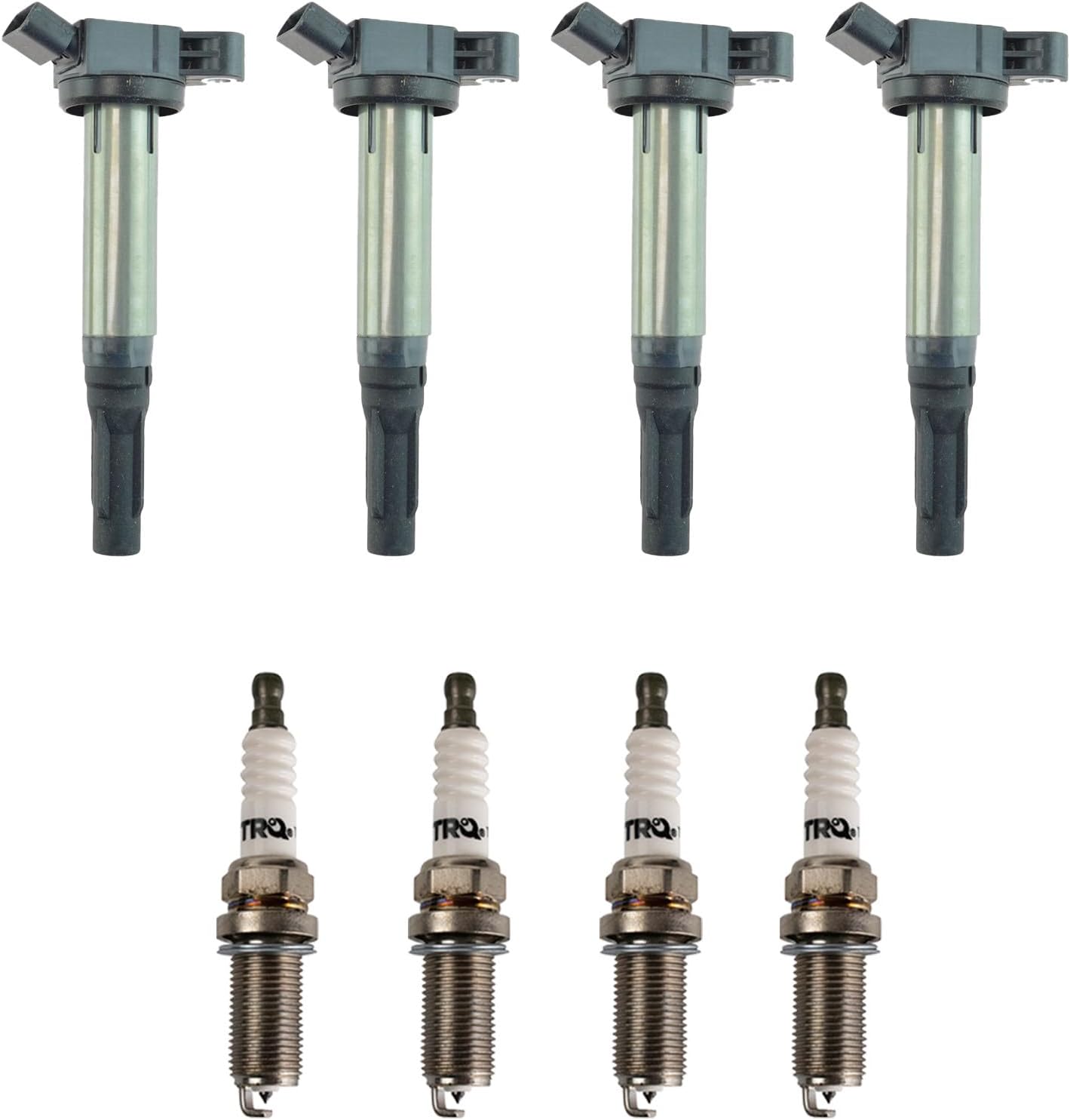 Ignition Coil & Spark Plug Kit 8 Piece Iridium Spark Plugs Compatible with 2013-2018 Lexus ES300h 2015-2021 NX300h 2013-2018 Toyota Avalon Camry Highlander RAV4 Sienna Venza