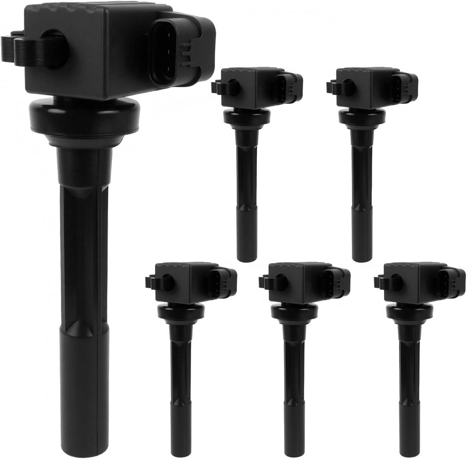 SCITOO Ignition Coil Coils Pack fits for Isuzu VehiCROSS 3.5L 1999-2001 for Rodeo/Amigo 3.2L 1998-1999 for Honda Passport 3.2L 1998-1999 for Acura SLX 3.5L 1998-1999 178-8370 5C1015 set of 6