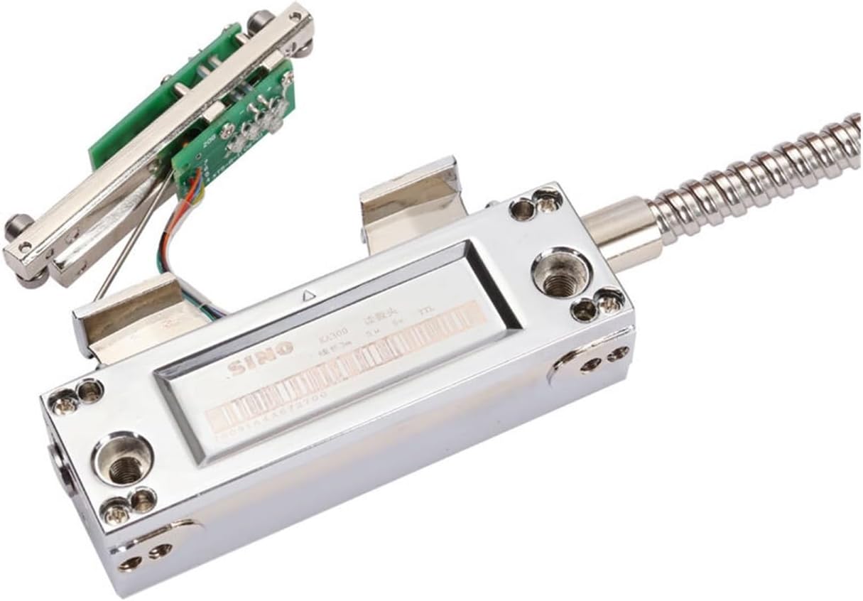 CNC Mill, Linear Scale Glass Optical Electronic Grating Ruler Sensor KA300 KA600 Reading Head Slider Accessory with Accessories(KA300-1um-5V-EIA-3M)