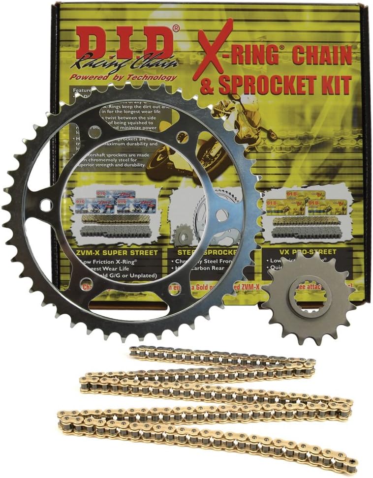 D.I.D (DKS-009G 525ZVM-X Gold Chain and 17/41T Sprocket Kit