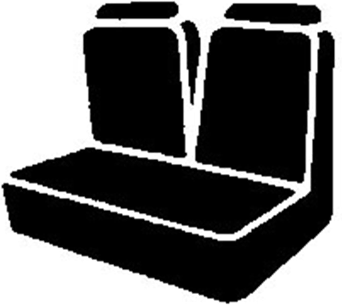 FIA TR43-8 Black Front High Back Truck Bucket Seat Cover