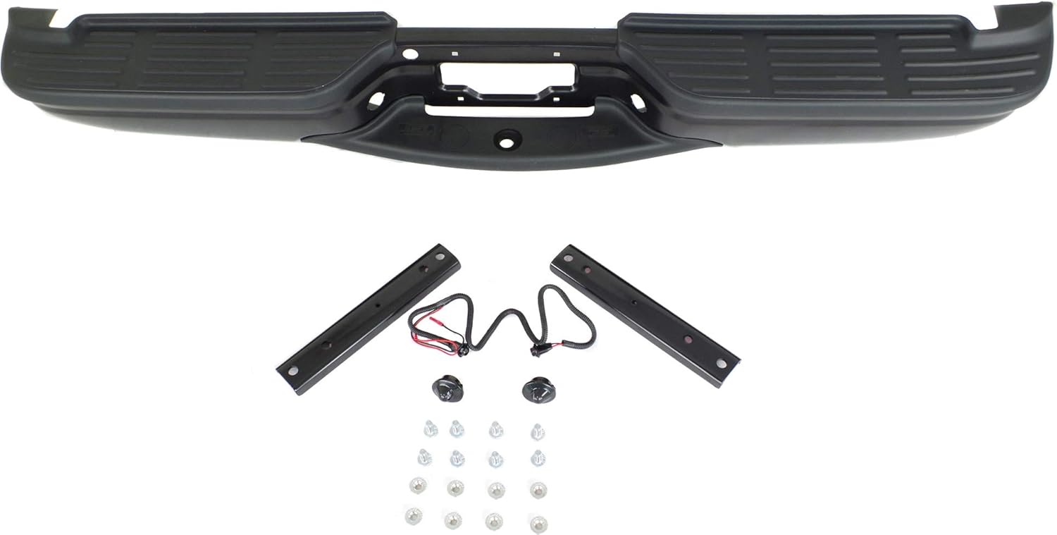 Garage-Pro Rear Step Bumper Compatible with 1999-2007 Ford F-250 Super Duty, Fits 1999-2007 Ford F-350 Super Duty Fleetside/Styleside