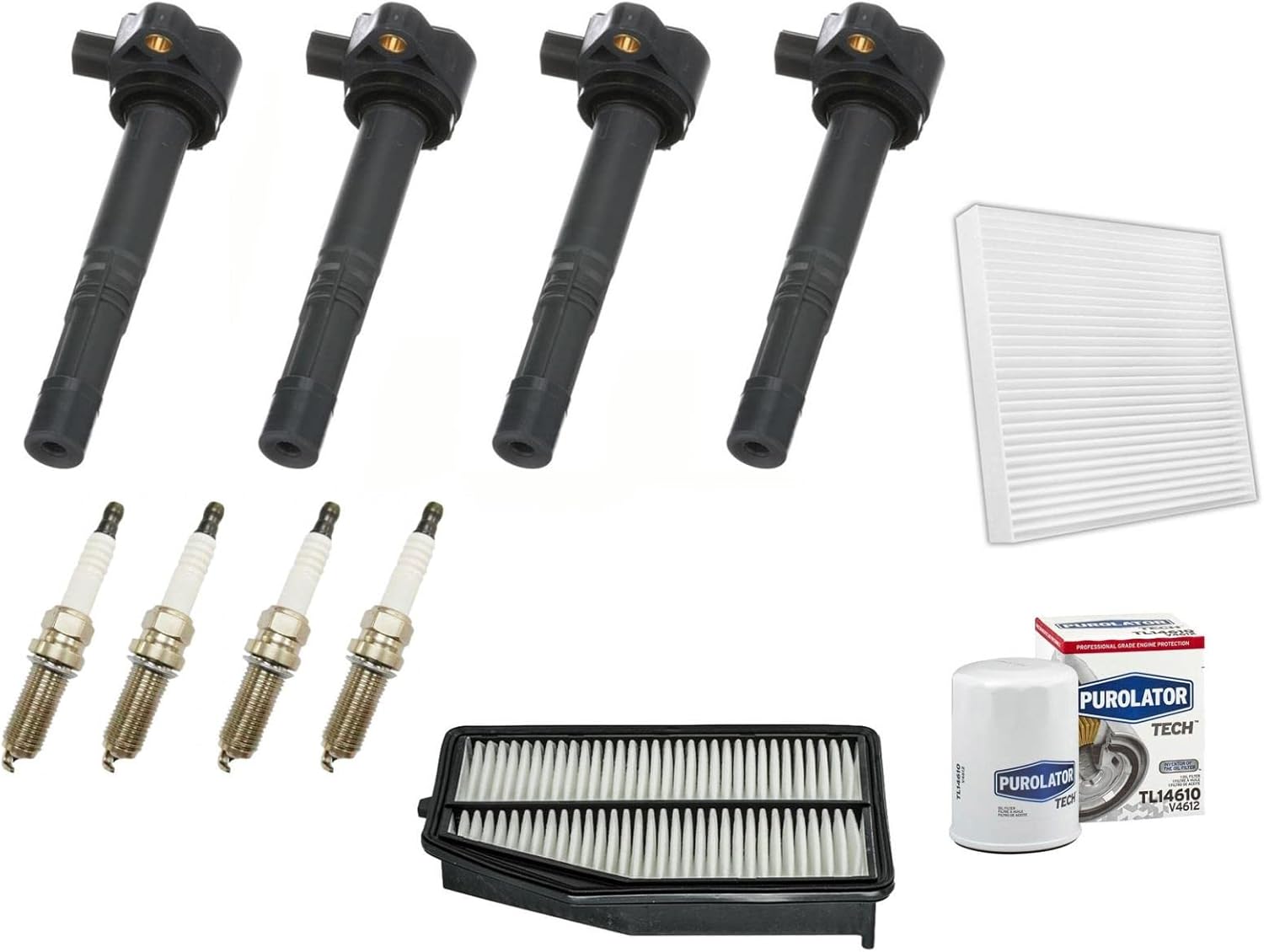 Ignition Coil Platinum Spark Plugs Tune Up for 2015-2016 Honda CR-V CRV 2.4L