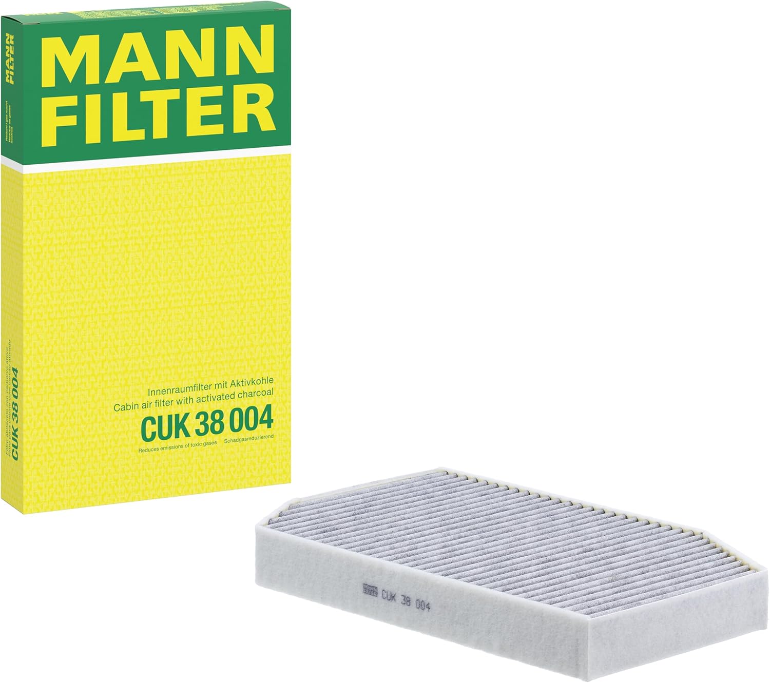 MANN-FILTER CUK 38 004 Cabin Air Filter for Cars and Transporters