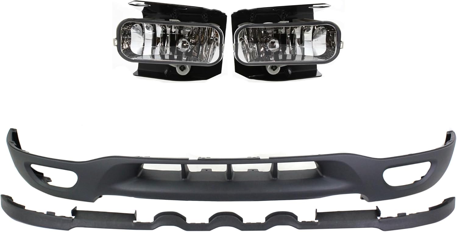 Garage-Pro Fog Light KIT For Ford Expedition 1999-2002, F-150 1999-2003, Fog Lights Assembly Kit, Halogen With bulb(s) Front, Driver and Passenger Side