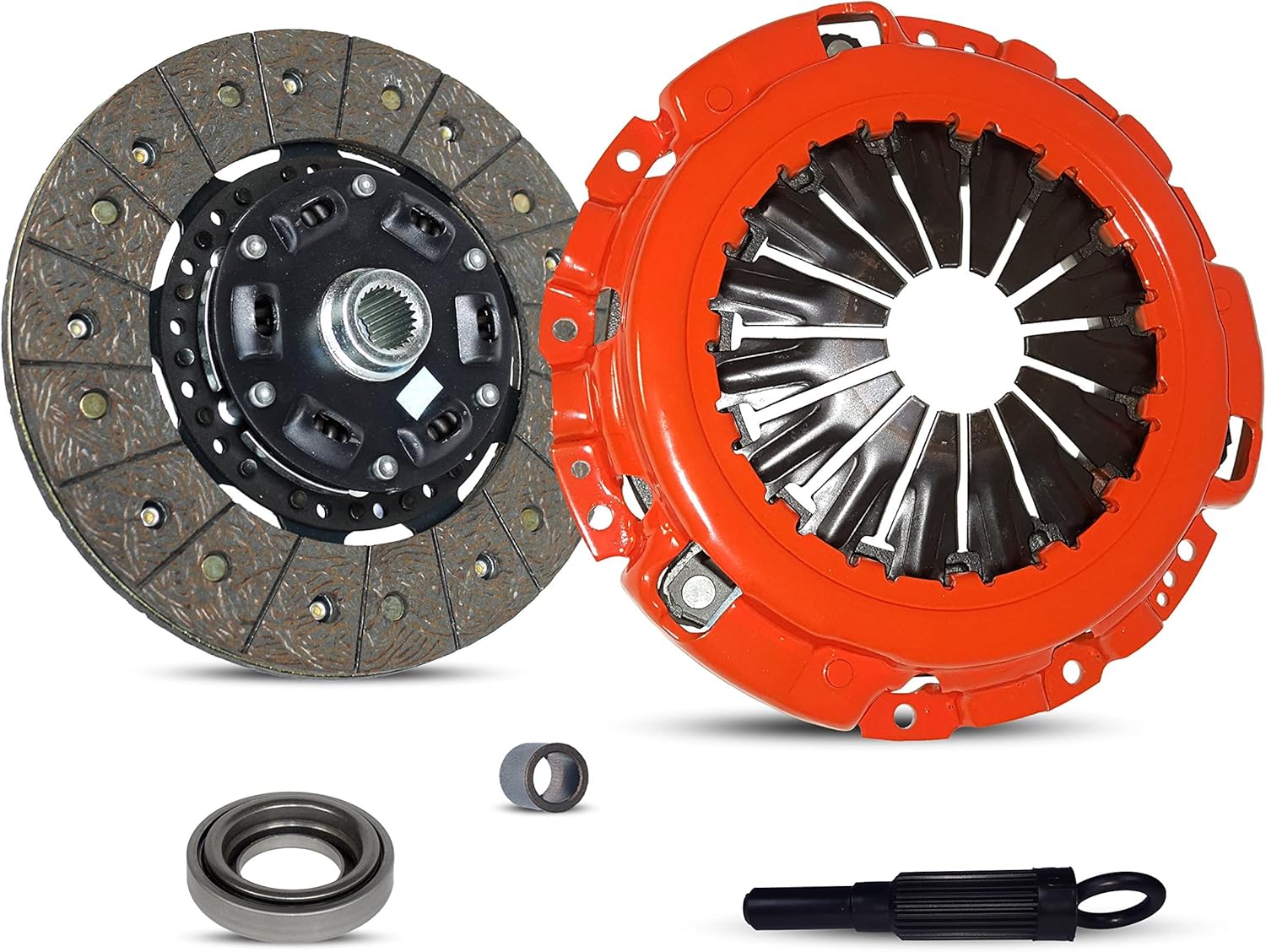 Clutch Kit Compatible With 350Z G35 Track Touring X 35th Anniversary Edition Enthusiast Grand Touring 2003-2007 3.5L V6 GAS DOHC Naturally Aspirated (Vq35De; Clutch Disc Stage 1; 06-072R)