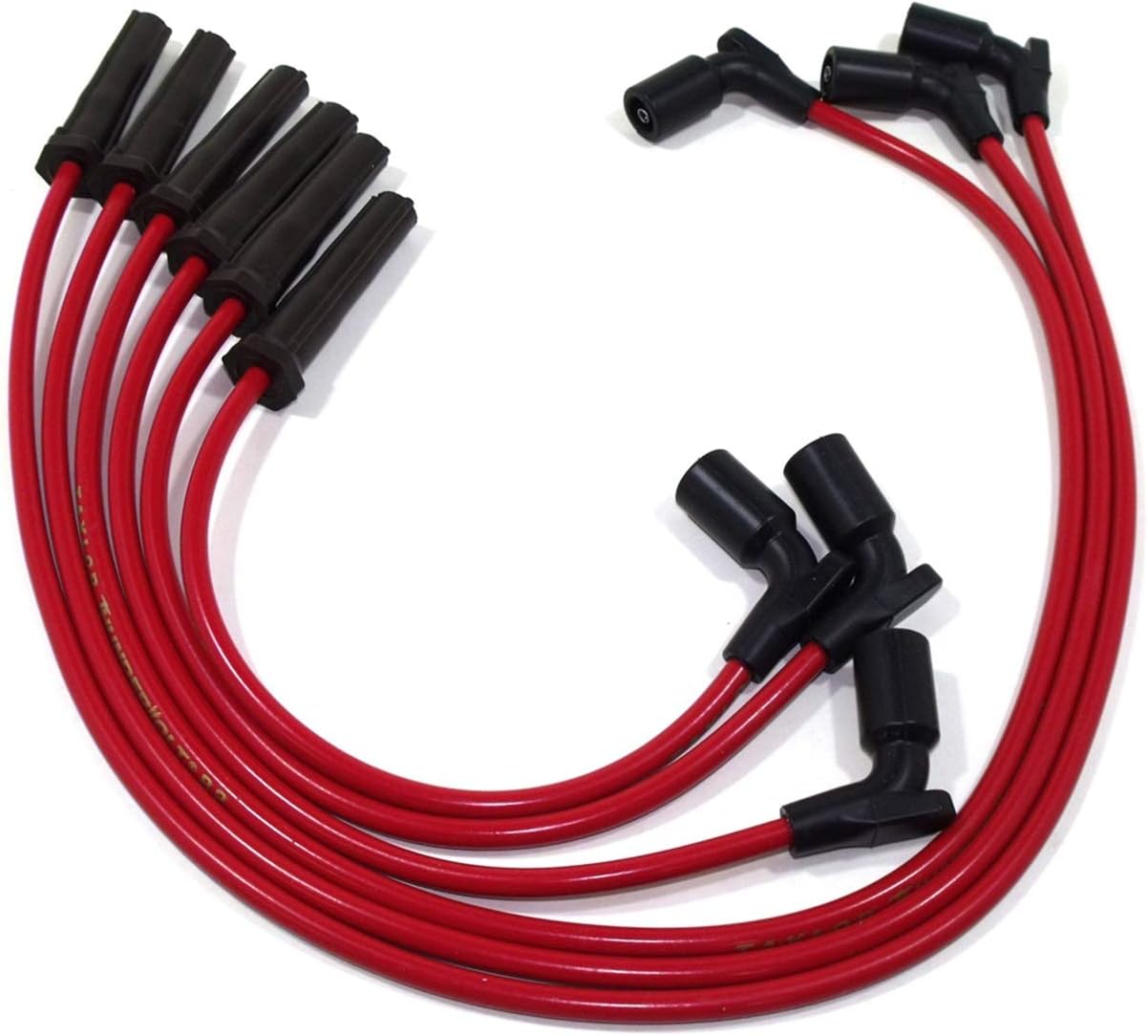 Taylor Cable 82248 Thundervolt 8.2 custom 6 cyl red