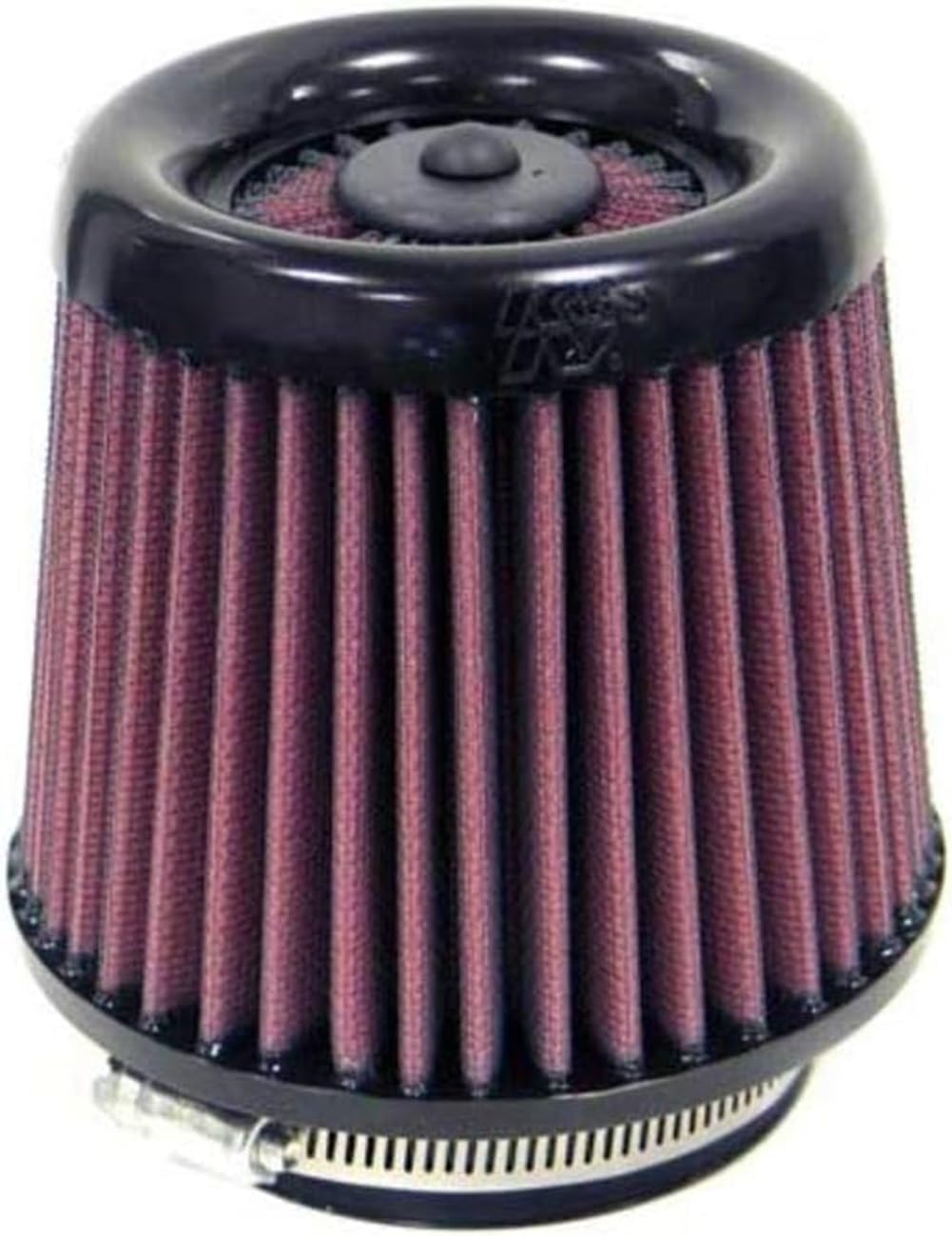 K&N Universal X-Stream Clamp-On Air Filter: High Performance, Premium, Replacement Filter: Flange Diameter: 3.3125 In, Filter Height: 4.25 In, Flange Length: 0.9375 In, Shape: Round, RX-4120-1