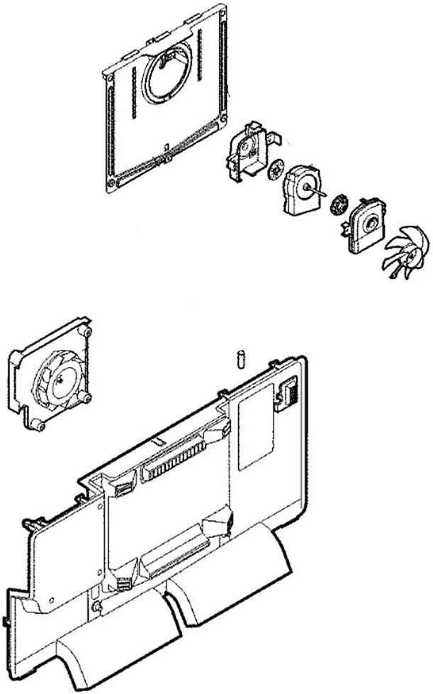 Genuine LG-AEB73764507 Grille Assembly,Fan