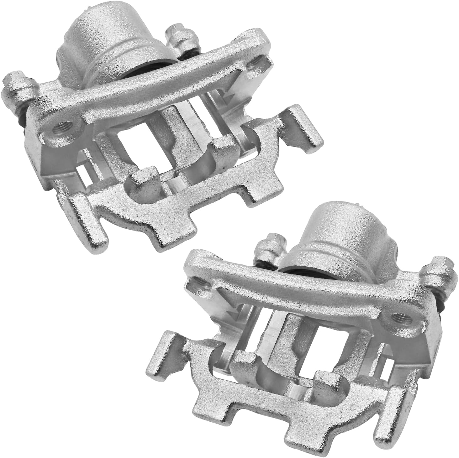 2x Rear Brake Caliper with Bracket Driver and Rear Passenger Side Compatible with 2009-2022 Nissan Murano, 2013-2020 Pathfinder, for INFINITI G25 G37 JX35 M37 M56 M35 M45 Q40 Q50 Q60 Q70