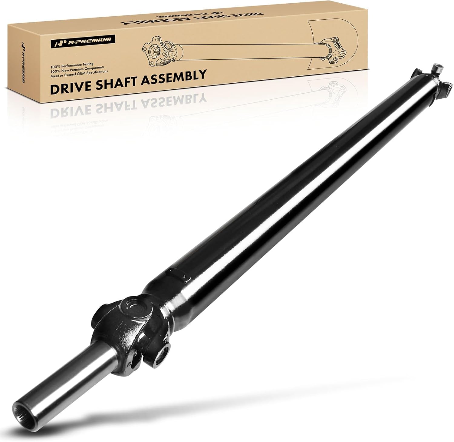 A-Premium Rear Drive Shaft Prop Shaft Driveshaft Assembly Compatible with Chevrolet Silverado 1500 & GMC Sierra 1500 2014-2018 5.3L, Standard Cab Pickup, 4WD, 97.8 Inch BedLength, 133.0 Inch Wheelbase