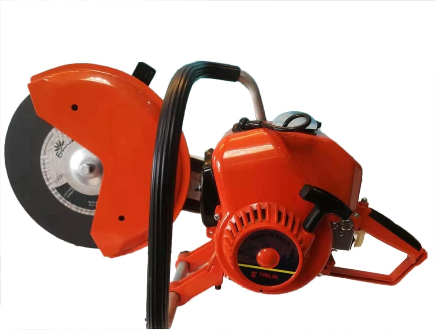Handheld Cordless Concrete Cutter, 6.8HP Single-cylinder Air-cooled 2-stroke Power Concrete Cutting Machine, 5500rpm Disc Petrol Demolition Saw for Fire Fighting, House Demolition