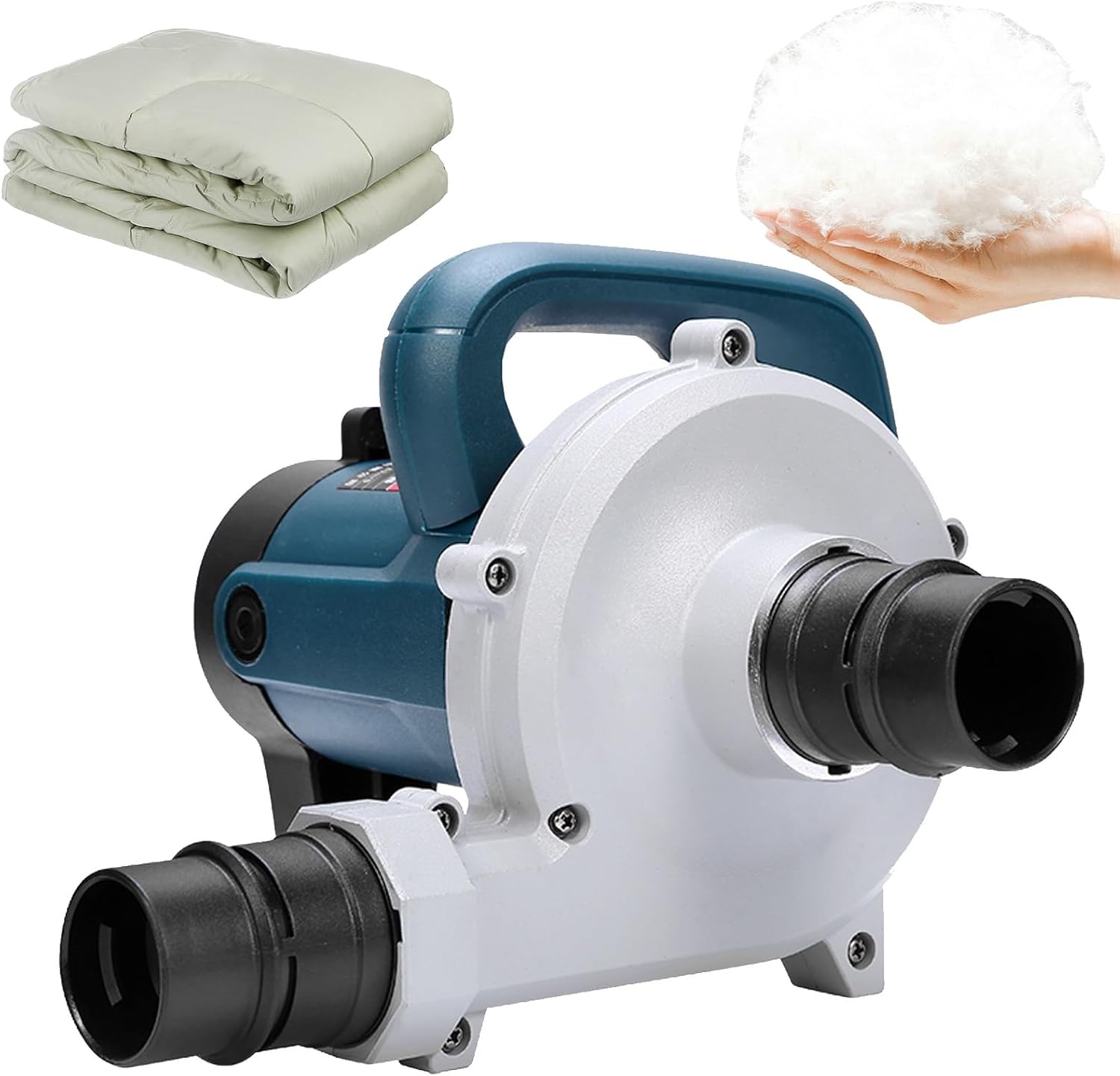 Electric Feather Down Stuffing Machine,Dust Sucking Machine,Adjustable Wind Speed,Foot Control Switch,for Shopping Mall