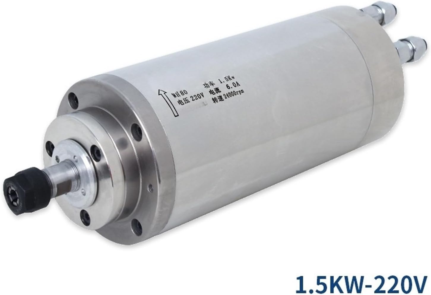 Electric Spindle Engraving Machine Spindle Motor high Speed Motor 1.5kw2.2kw3.2kw5.5kw Spindle(1.5kw220v80 Diameter ER11)