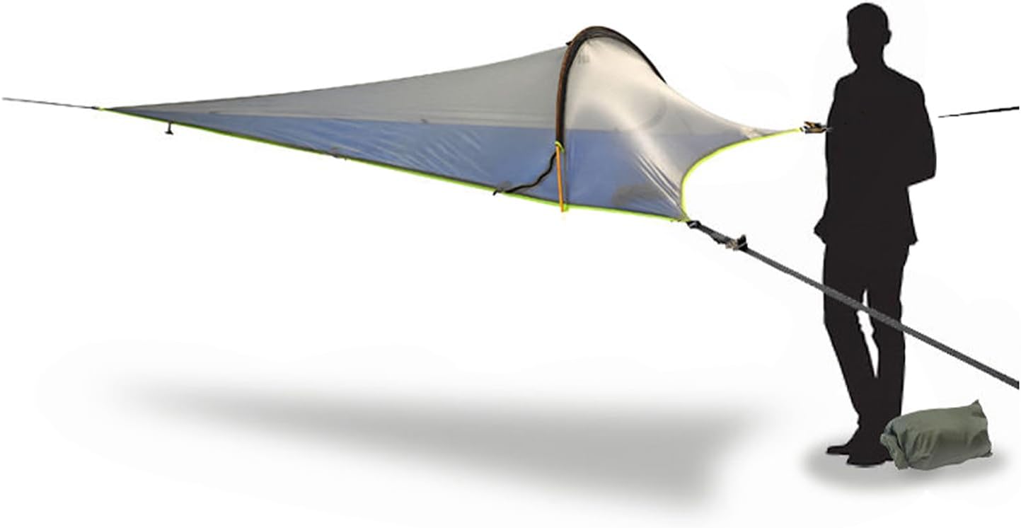Tentsile UNA V3 Solo Tree Tent Hammock, 1-Person Capacity, Anti-Roll System, Ratchet and Straps Included, Portable Tree House Shelter, Designed in The UK