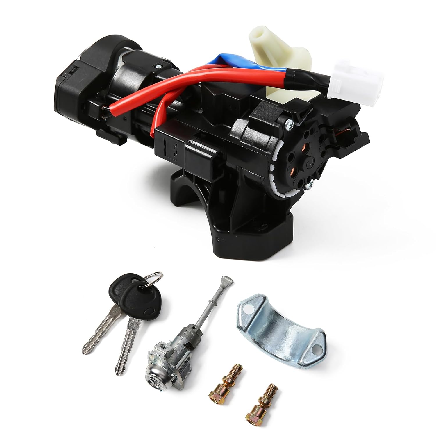 81905-F2230 Ignition Lock Cylinder Housing, Compatible with Hyundai Elantra 2017-2020, Ignition Lock Cylinder Switch Assembly with 2 Keys - Replaces 81905F2230, 81905 F2230