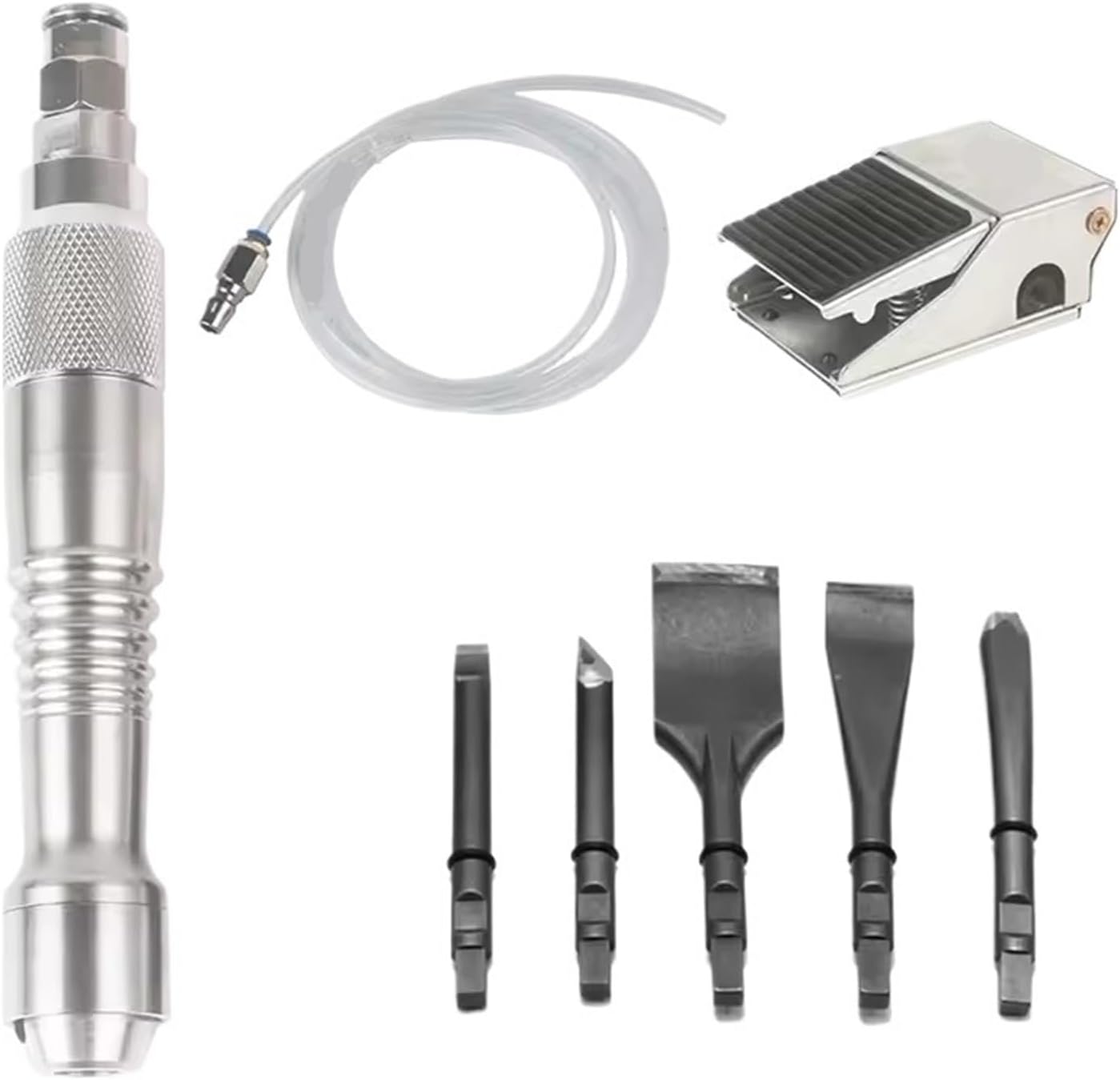 Air Chisel, Pneumatic Shovel Chisel Breaking Plaster Gas Dental Carving Welding Slagging Vibrating Spatula,Pneumatic Shovel Tool(Set 2)