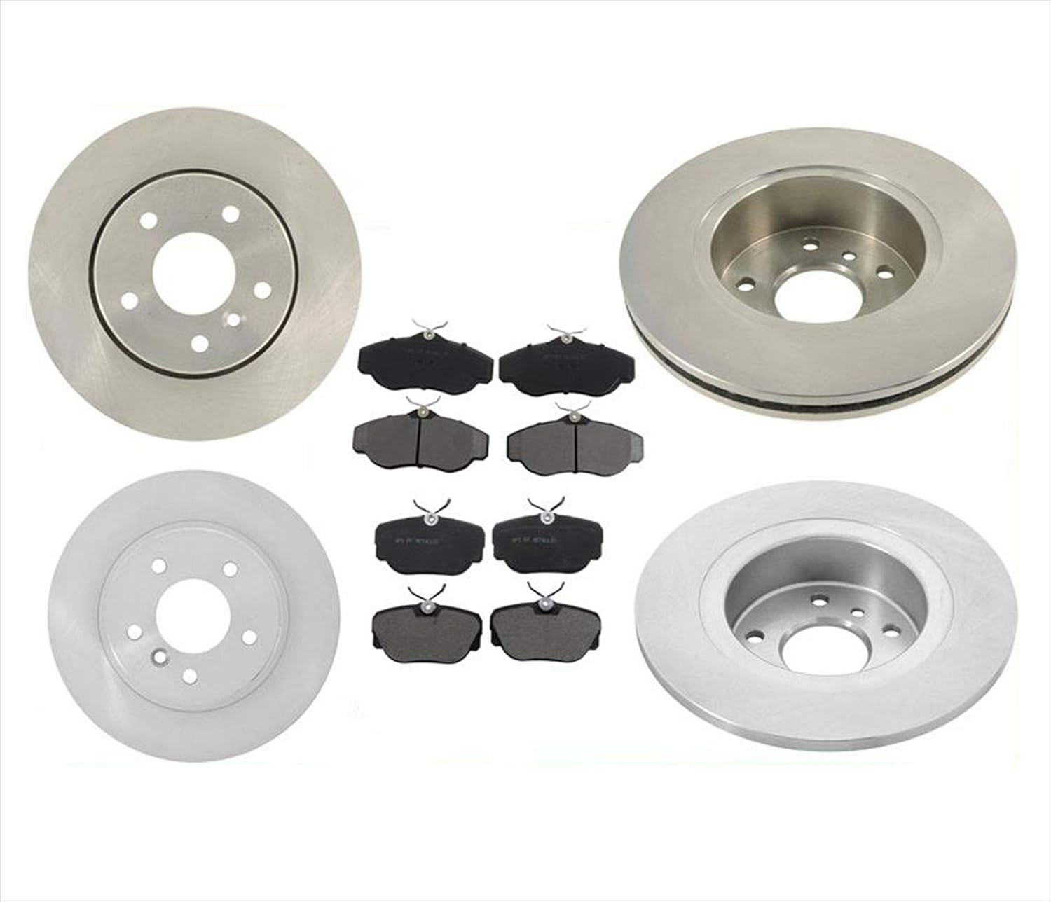 Fits For 95 to 02 Range Rover 4.0 4.6 SE HSE Frt & Rr Rotors & Ceramic Pads 6pc