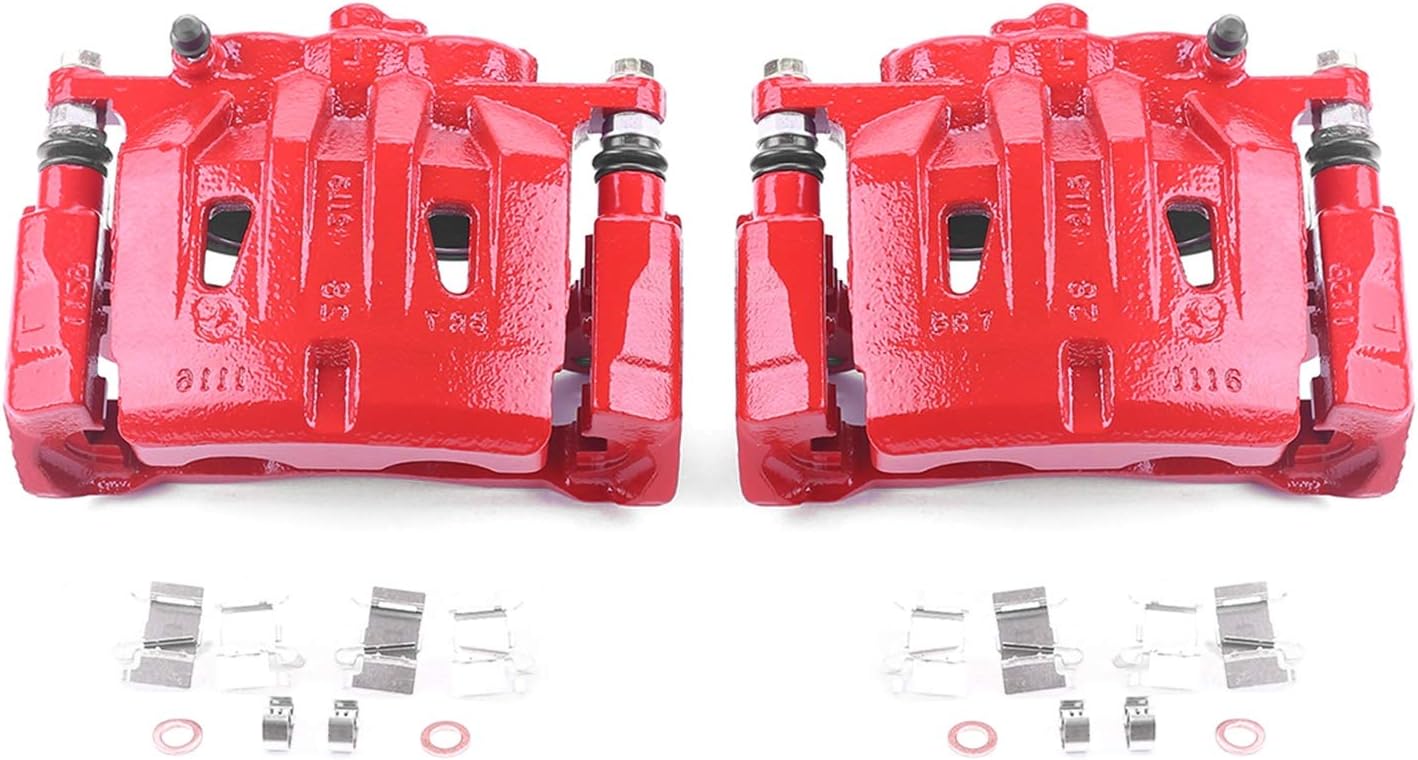 Power Stop S6274 Front Powder Coated Caliper Pair For Lexus RX350 2010-2018, Lexus RX450h 2015-2021, Toyota Highlander 2010-2019, Toyota Sienna 2011-2020 [Model Specific]